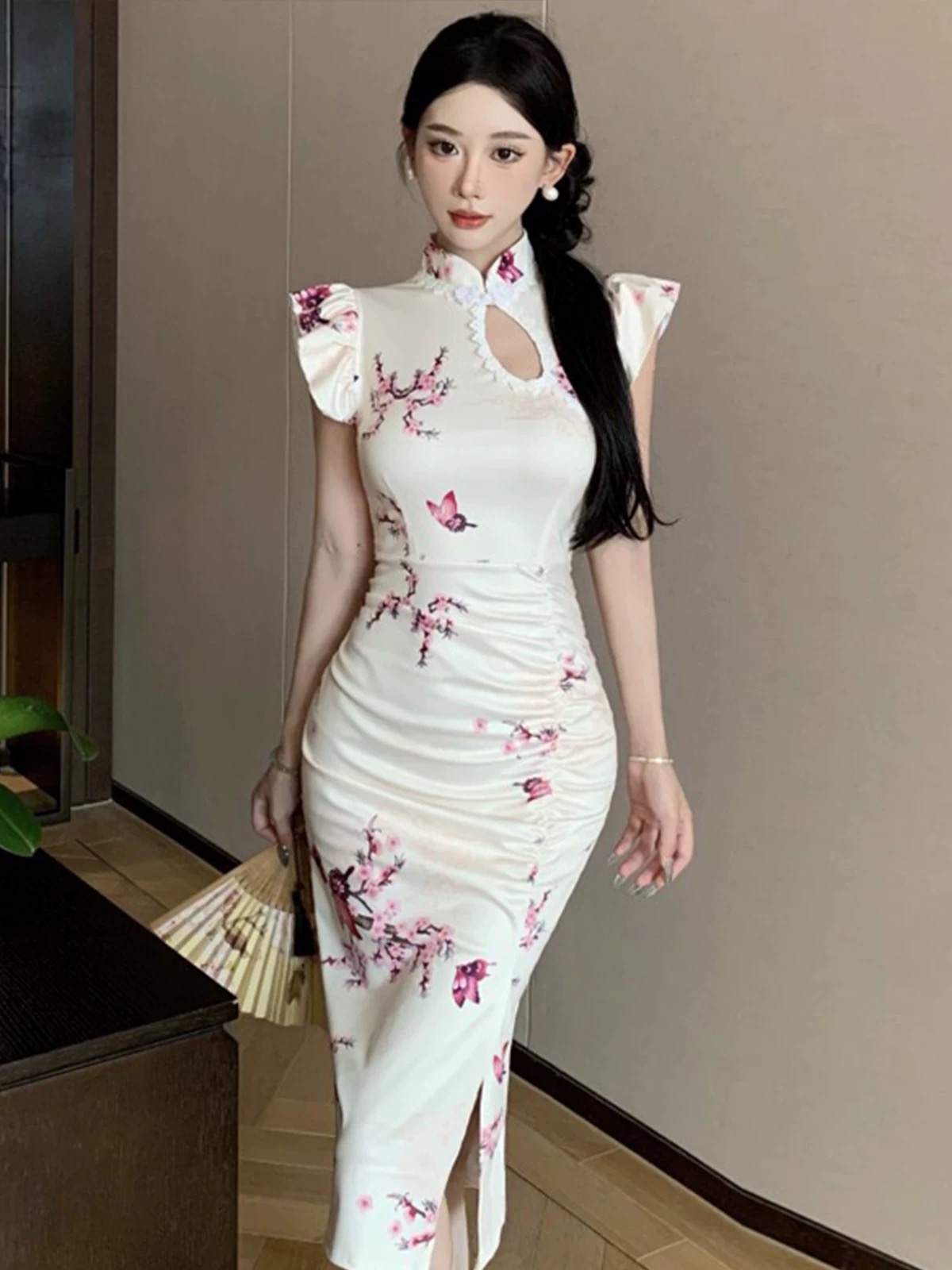 Petite don’t cross me qipao dress Q216 images